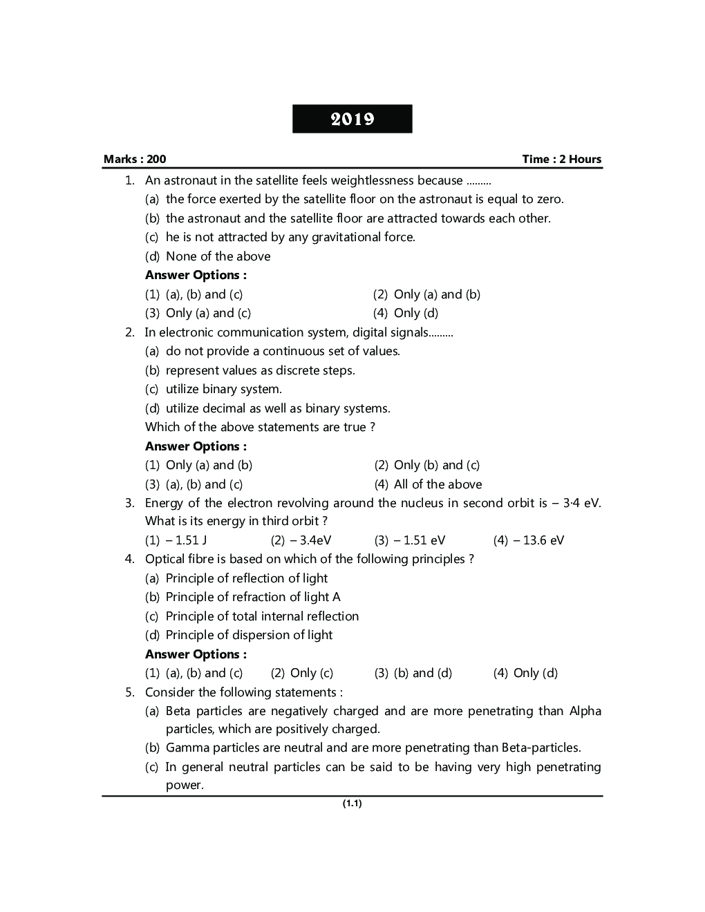 MPSC State Services Preliminary Examination Paper-I - Page 4