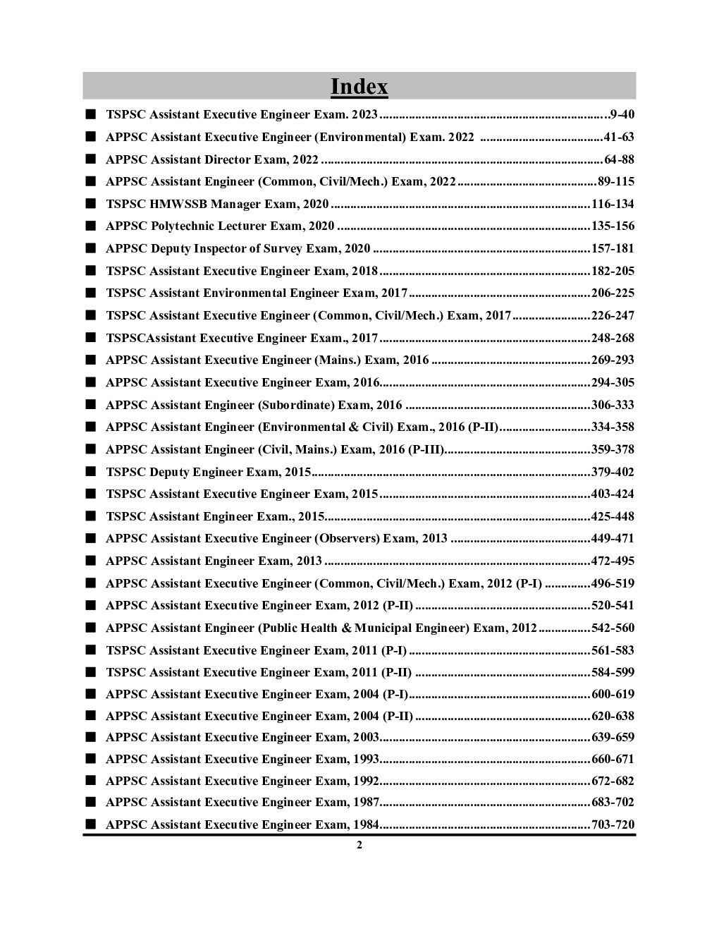 Telegana Andhra Pradesh Civil Engineering (English Medium) 33 Solved Papers 2023-24 - Page 3