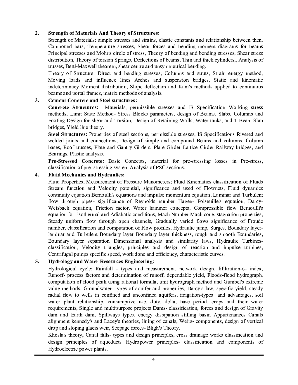 Telegana Andhra Pradesh Civil Engineering (English Medium) 33 Solved Papers 2023-24 - Page 5