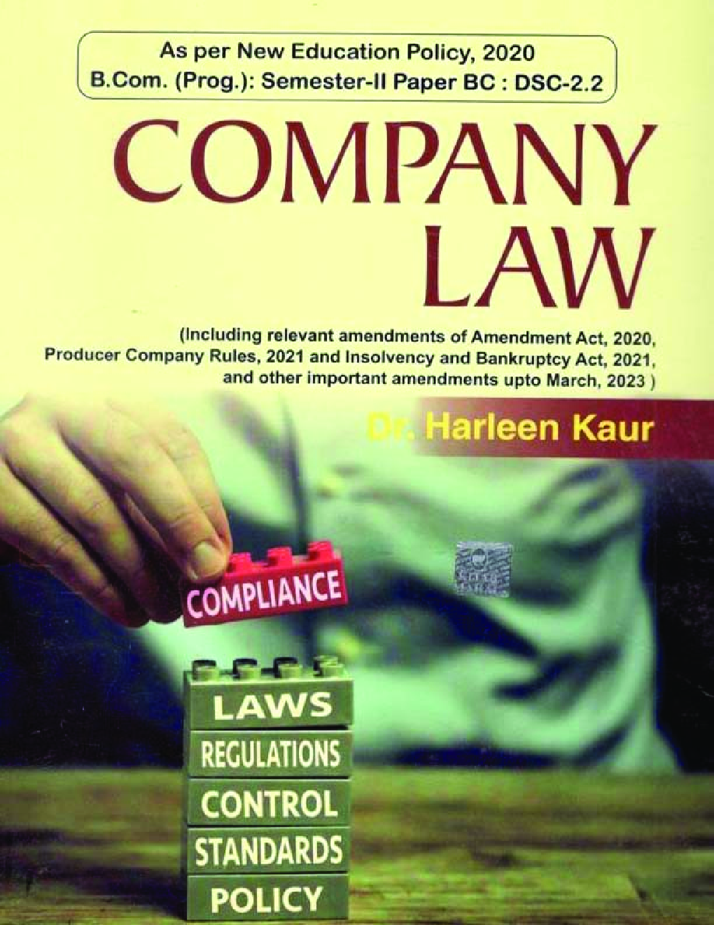 Company Law for Delhi University B.com Program NEP 2nd Sem - Page 1