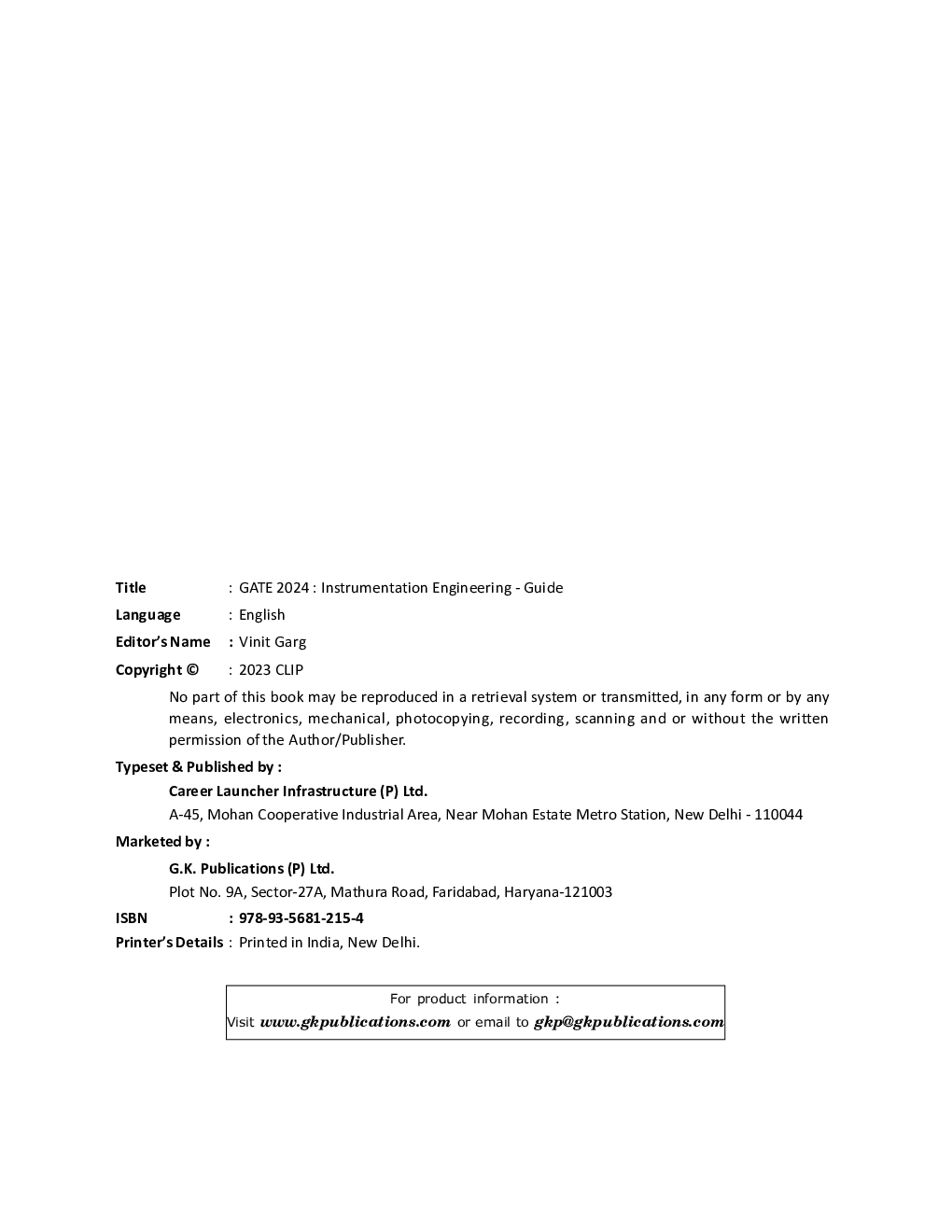 GATE 2024 Instrumentation Engineering - Guide - Page 3