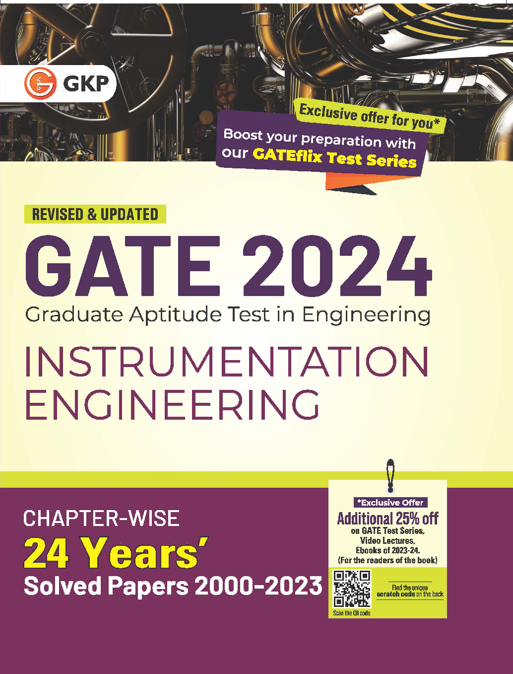 GATE 2024 Instrumentation Engineering - 24 Years Chapter-wise Solved Papers 2000-2023 - Page 1