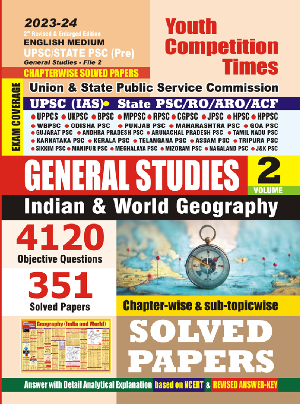 UPSC State PSC(Pre) General Studies Vol.2 Indian & World Geography Solved Papers 2023-24 - Page 1