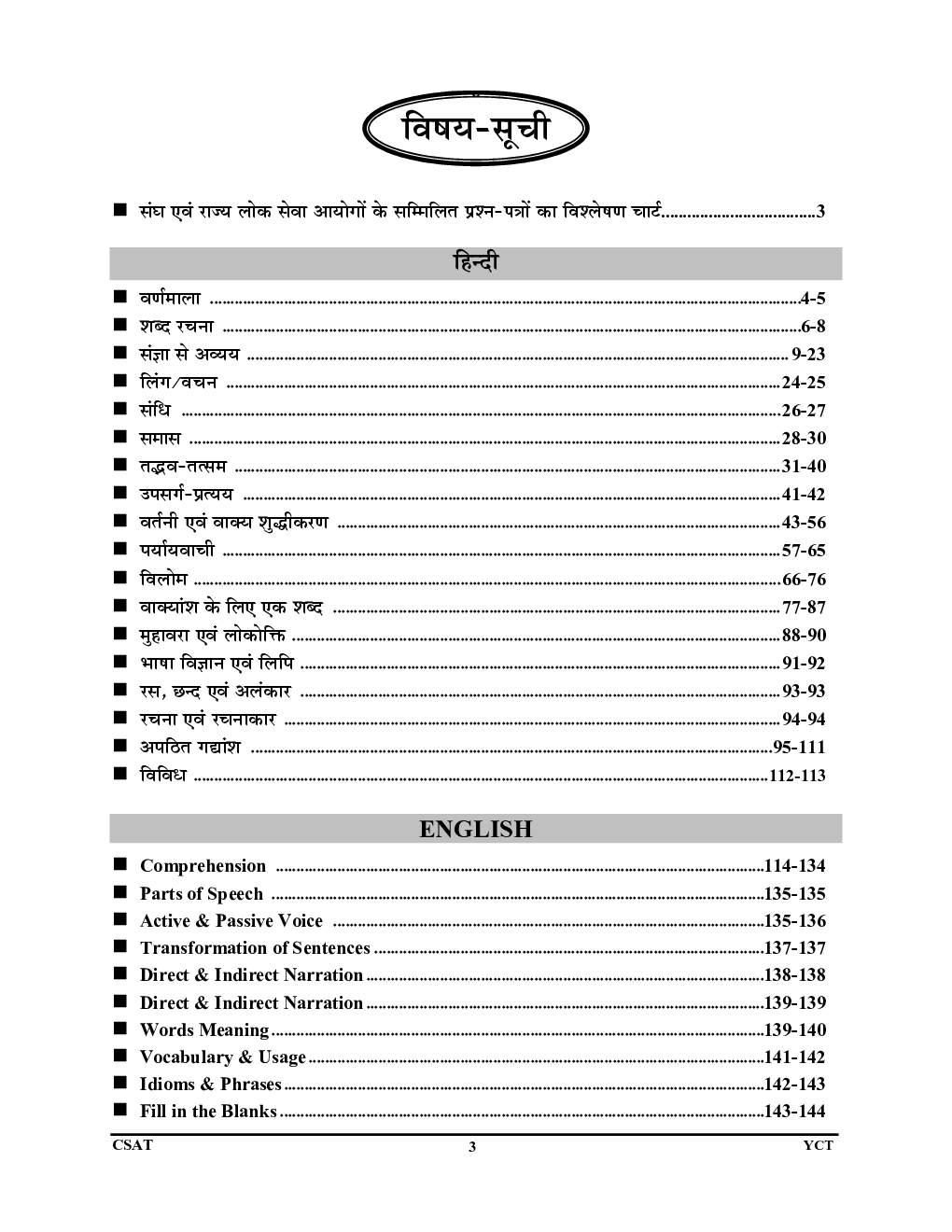 CSAT सामान्य हिंदी एवं सामान्य अंग्रेजी साल्व्ड पेपर्स 2023-24 - Page 3