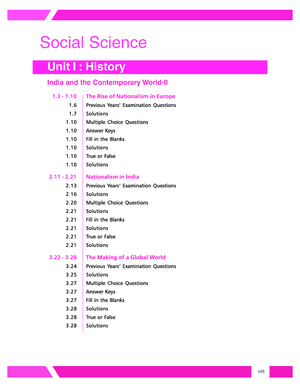 CBSE Class X 2024 : Chapter and Topic-wise Solved Papers 2011 - 2023 : Social Science by Career Launcher - Page 4
