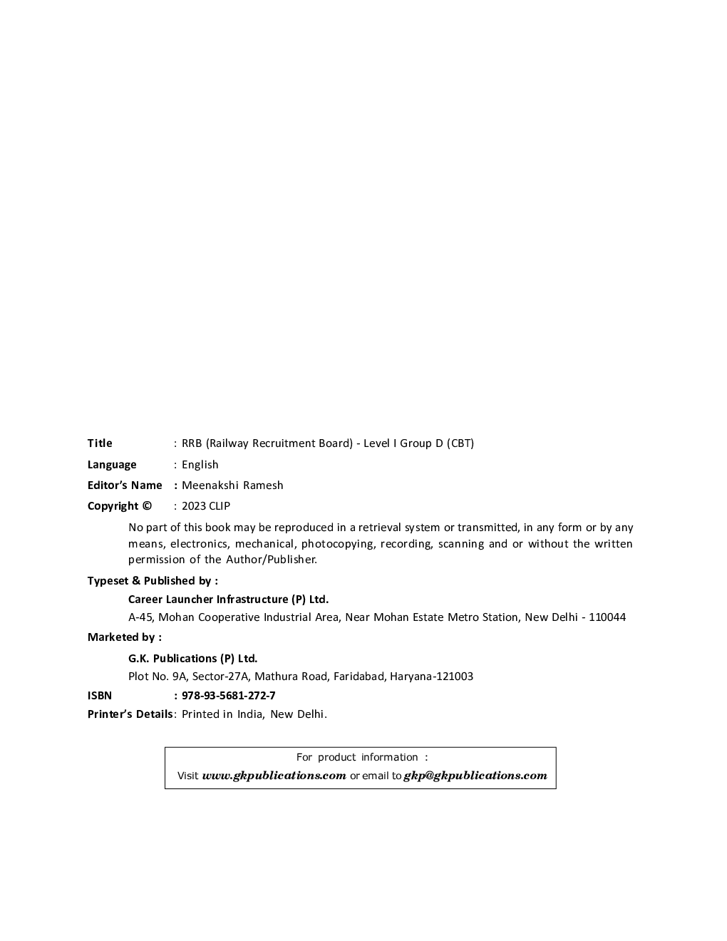 RRB Level-I Group-D Computer Based Test-2023 - Page 3