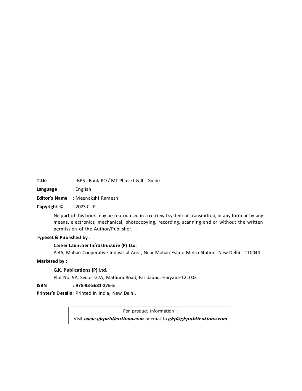 IBPS Bank PO/MT Recruitment Exam Phase I & II  - Guide-2023 - Page 3