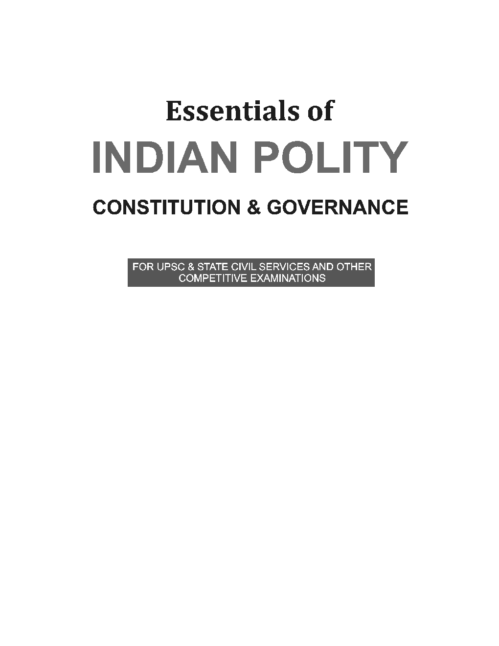Essentials Of Indian Polity Constitution & Governance - Page 2