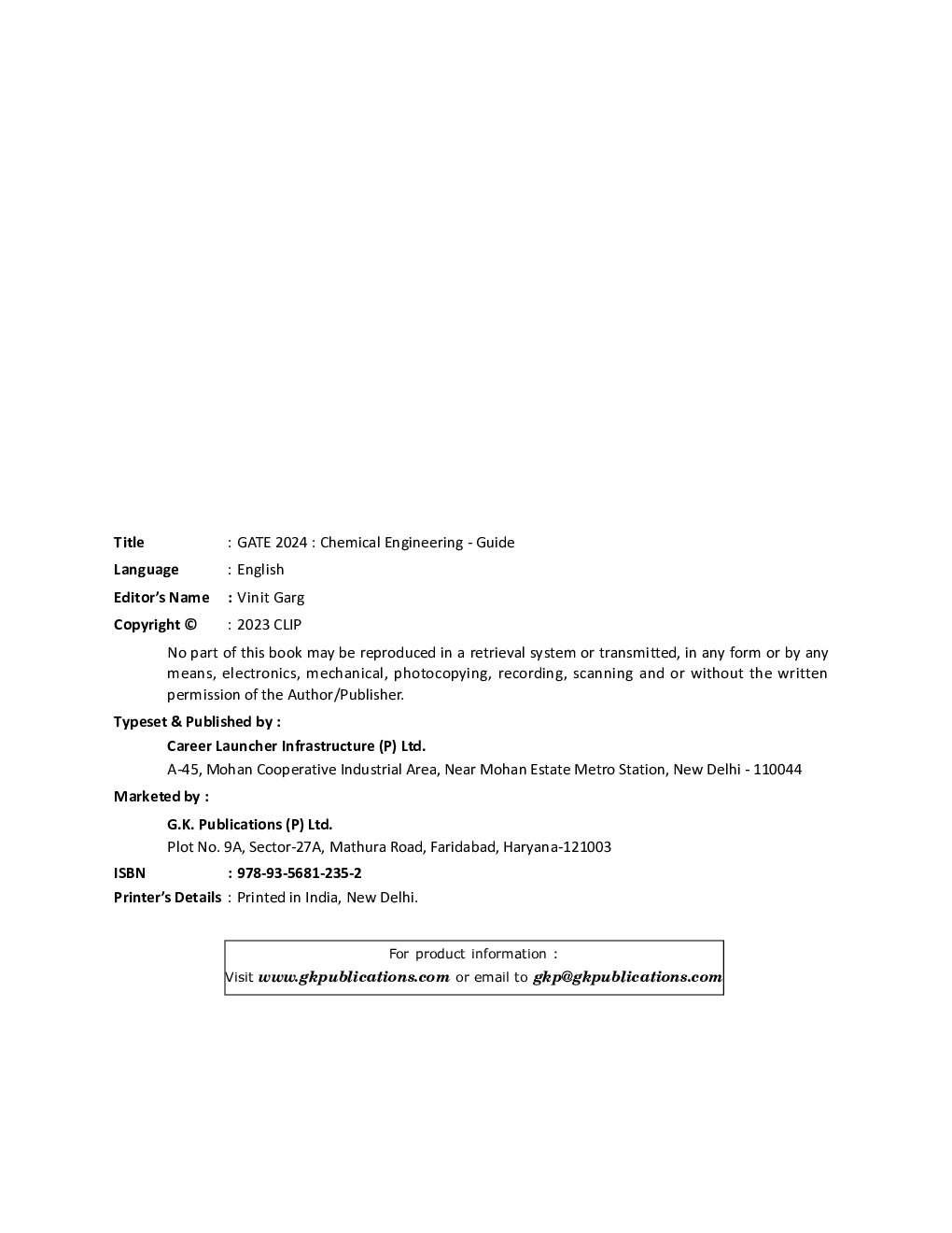 GATE Chemical Engineering Guide 2024 - Page 3