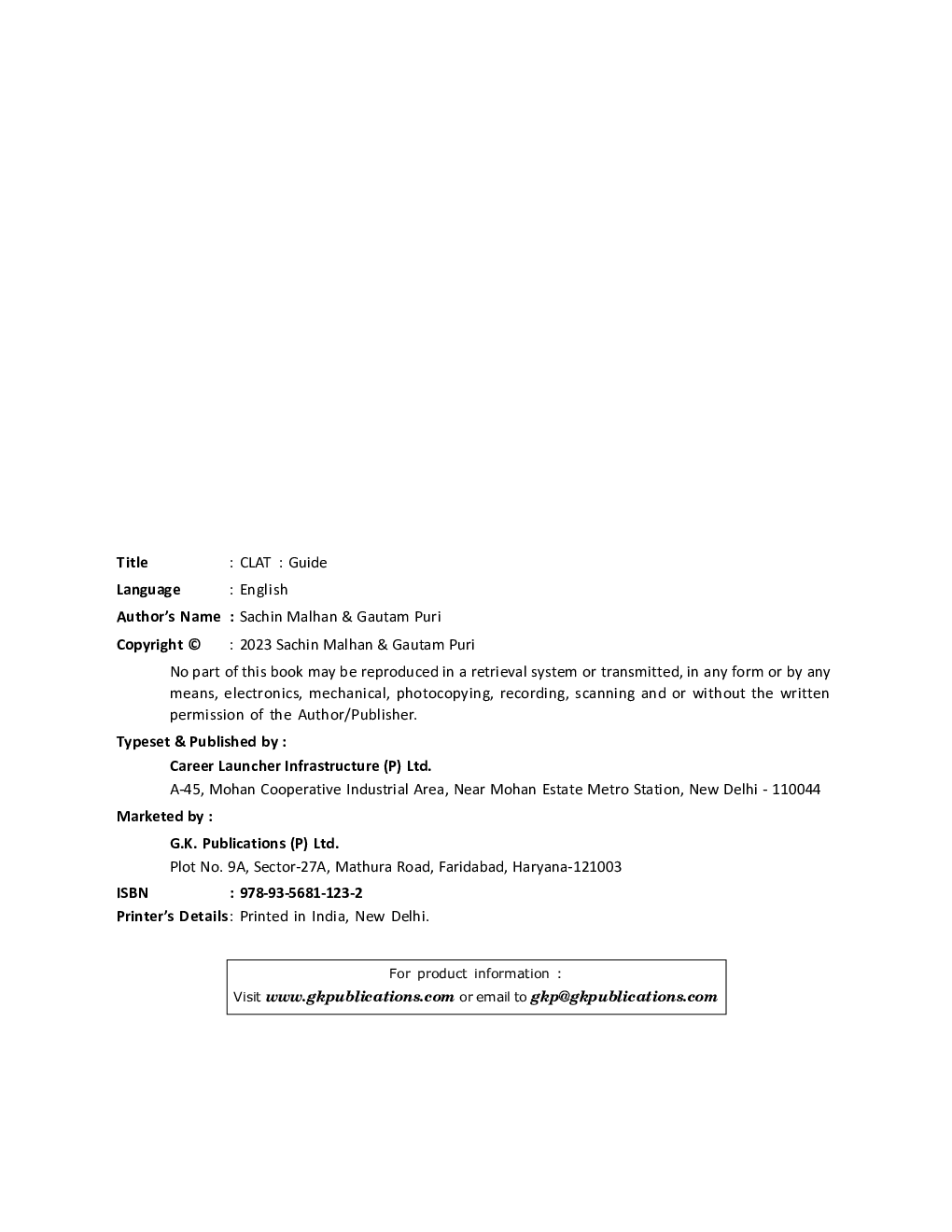 CLAT & AILET Study Guide 2024 - Page 5