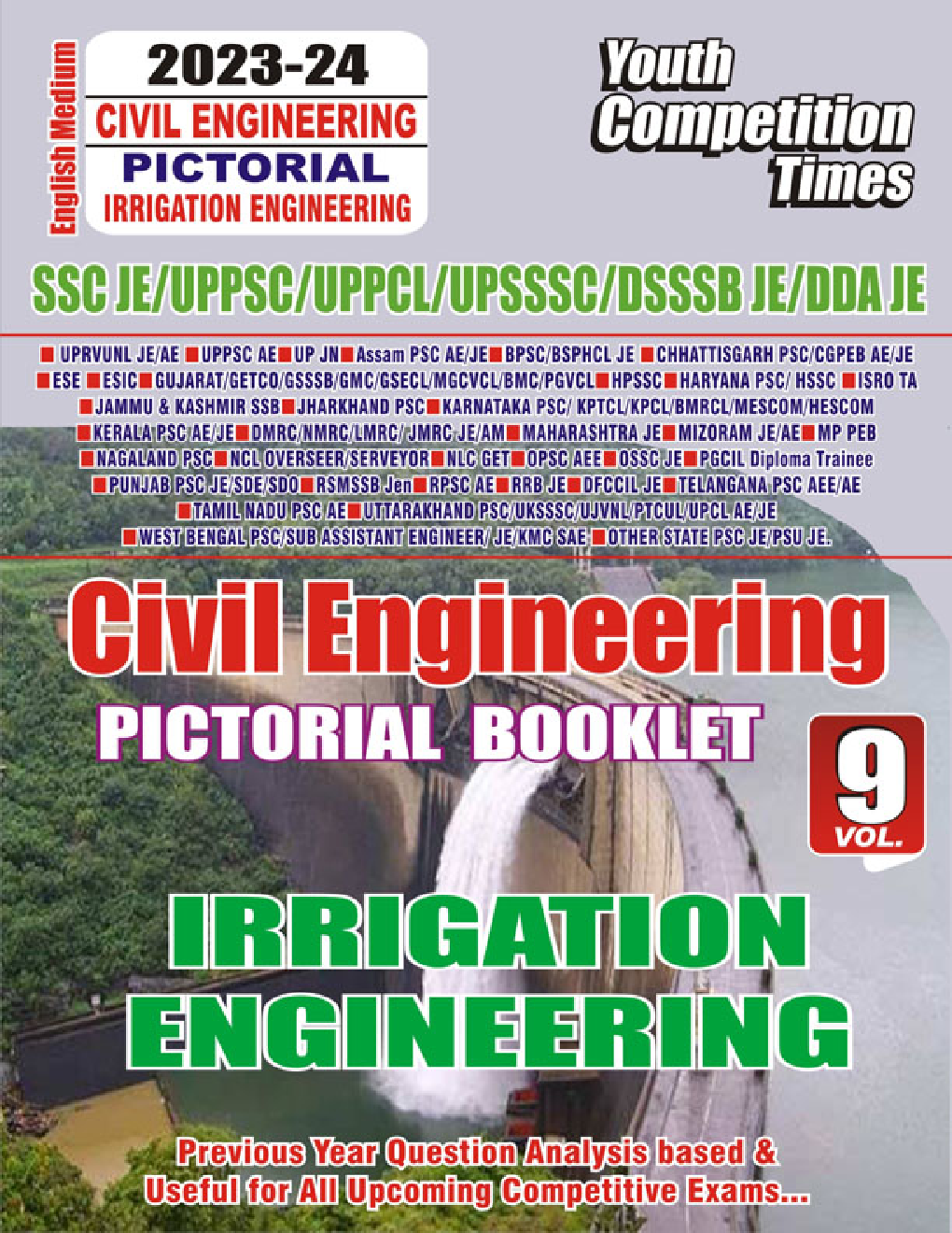 SSC JE/UPPCL/UPPSC Irrigation Engineering Pictorial Booklet Vol.-9 2023-24 - Page 1