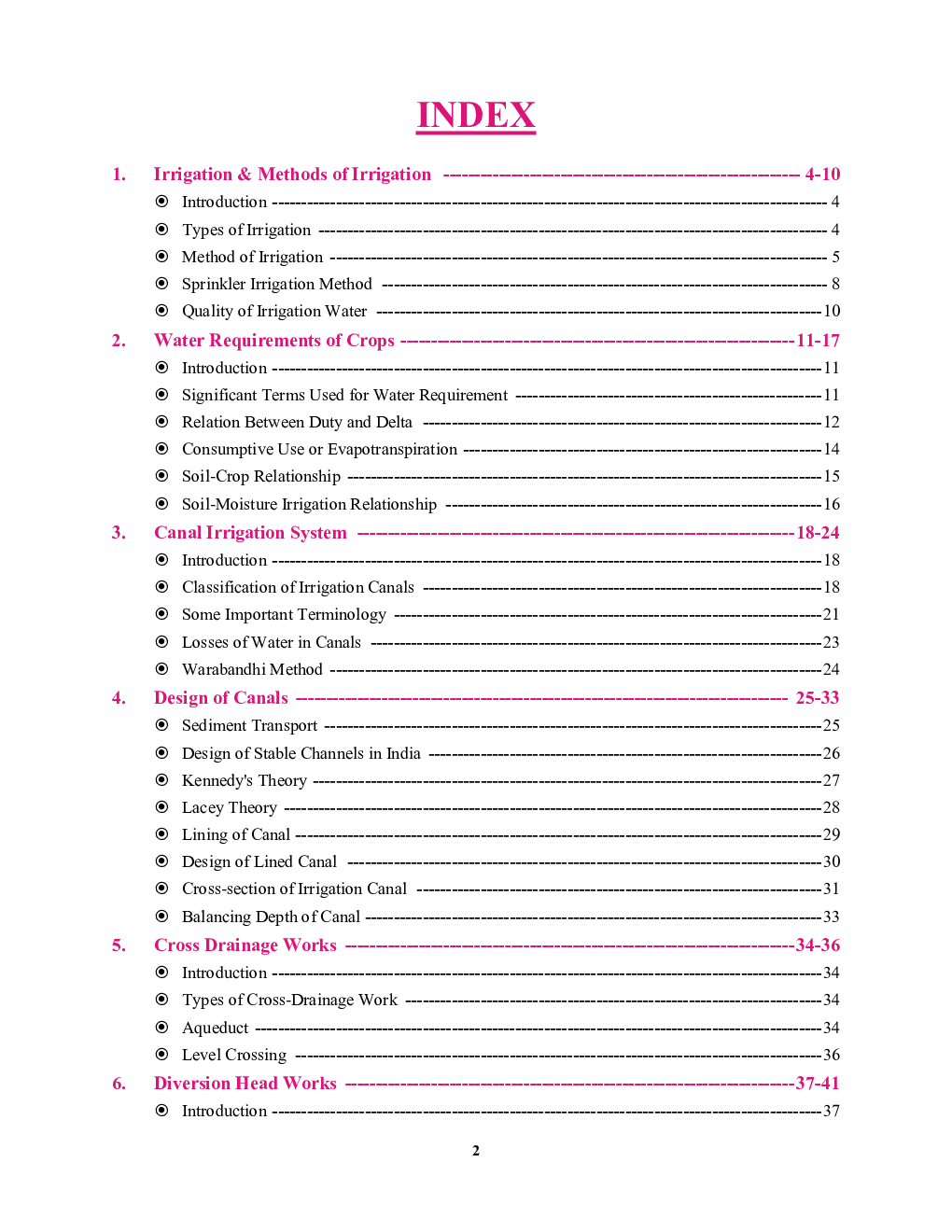 SSC JE/UPPCL/UPPSC Irrigation Engineering Pictorial Booklet Vol.-9 2023-24 - Page 3