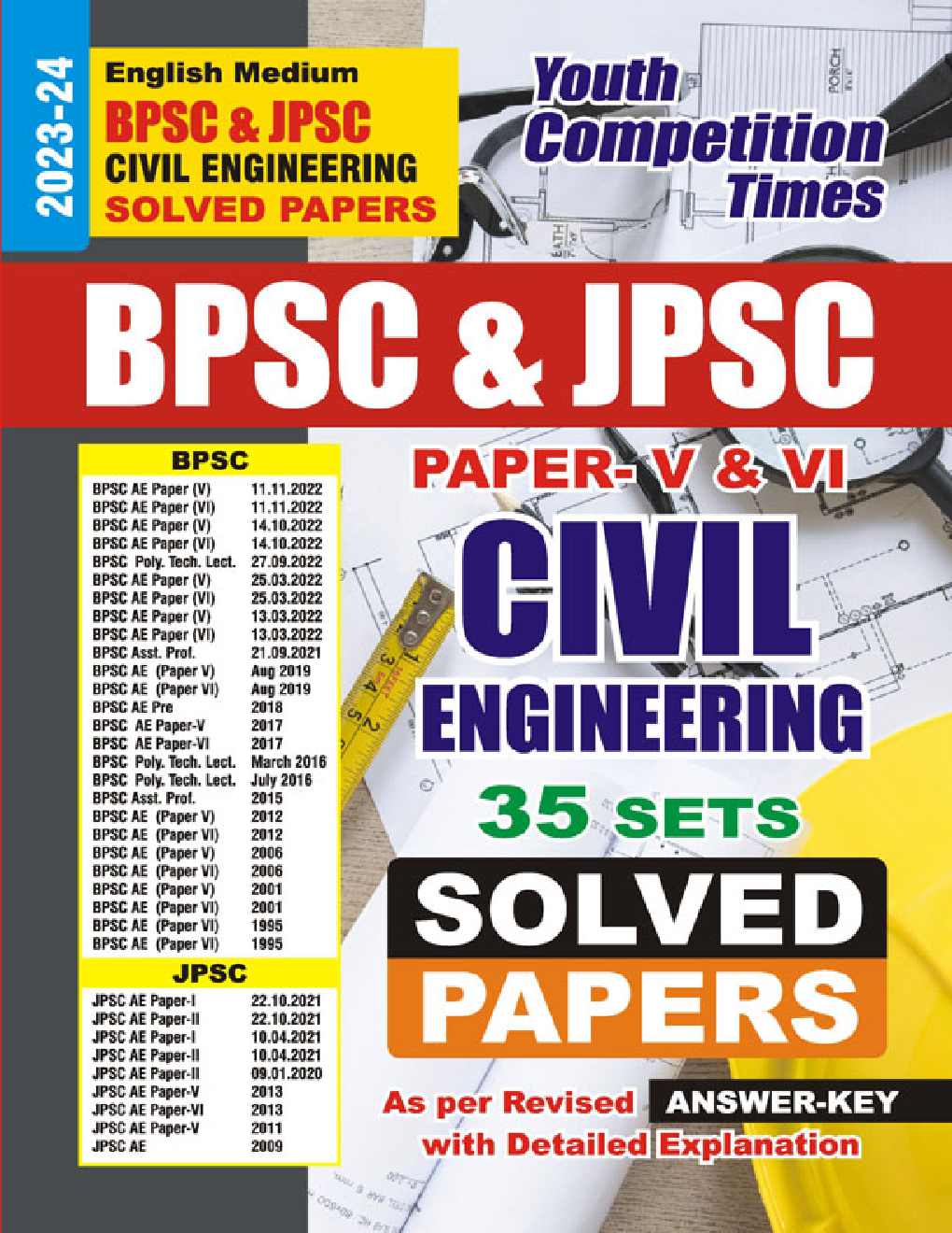 BPSC & JPSC Civil Engineering Paper–V & VI Solved Papers 2023-24 - Page 1