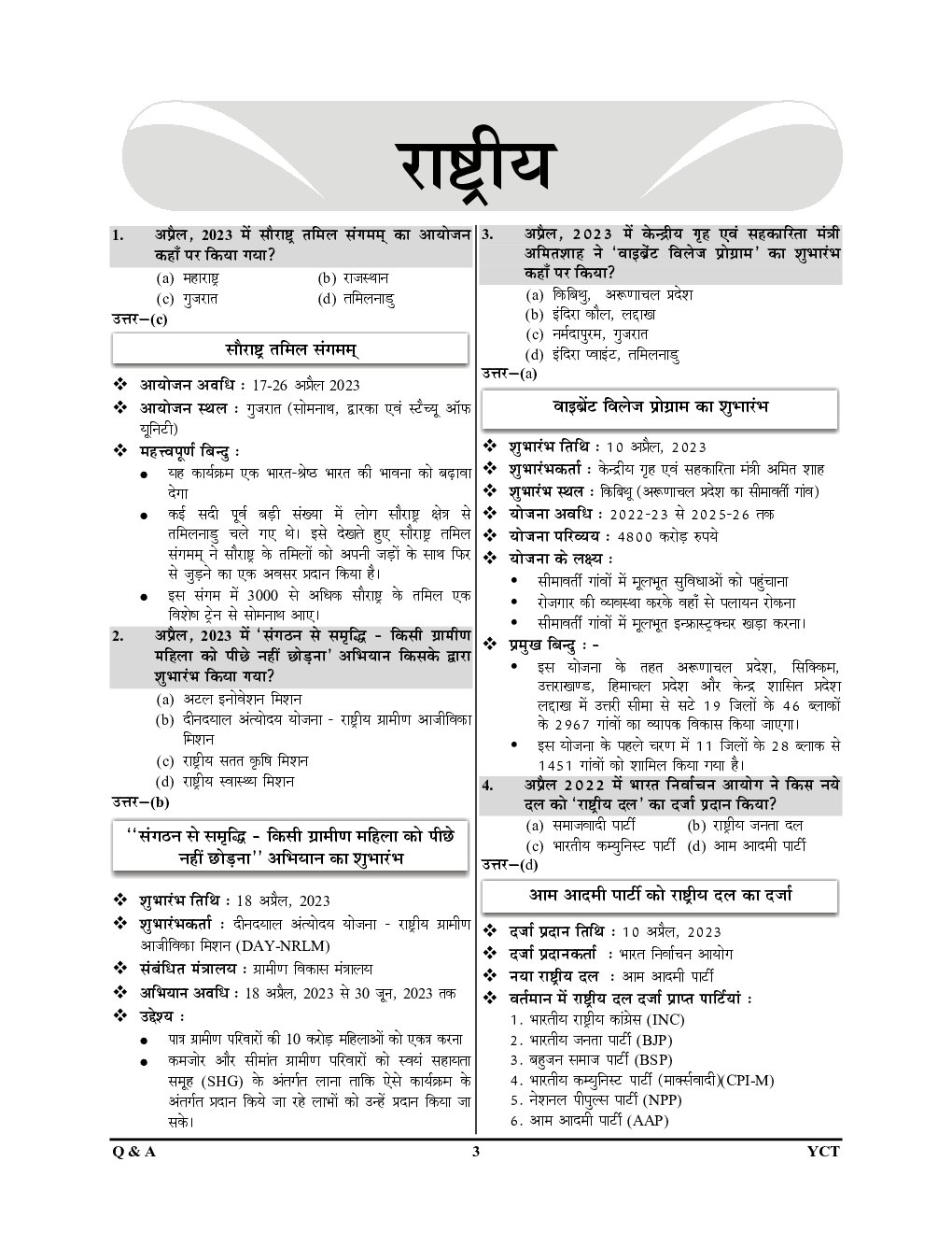 करेंट अफेयर्स Question & Answer 2023-24 - Page 4