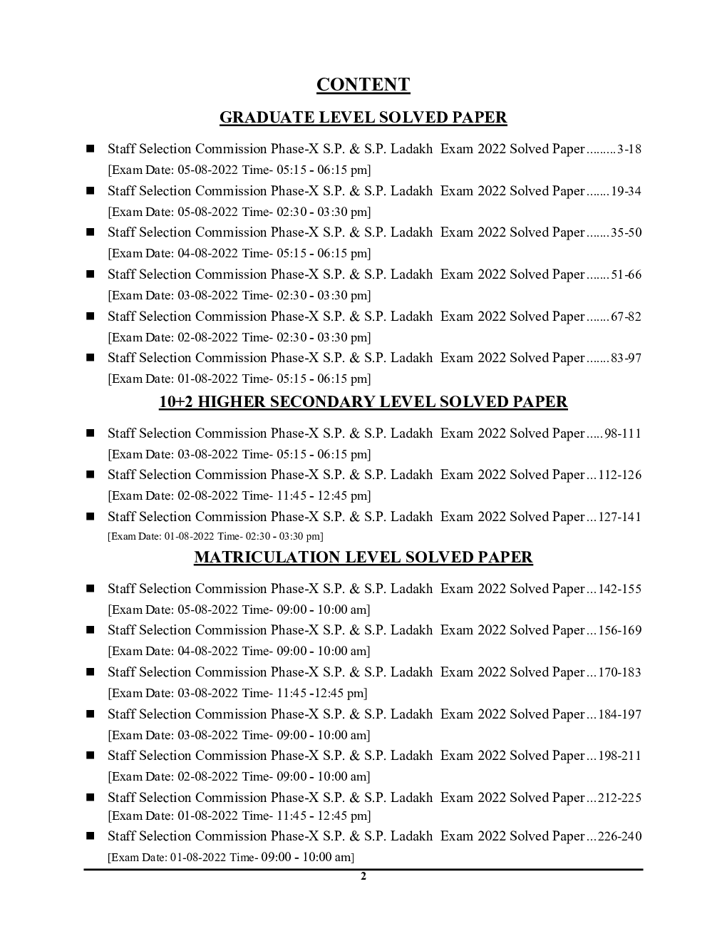 SSC Selection Post Practice Book सॉल्व्ड पेपर्स - Page 3