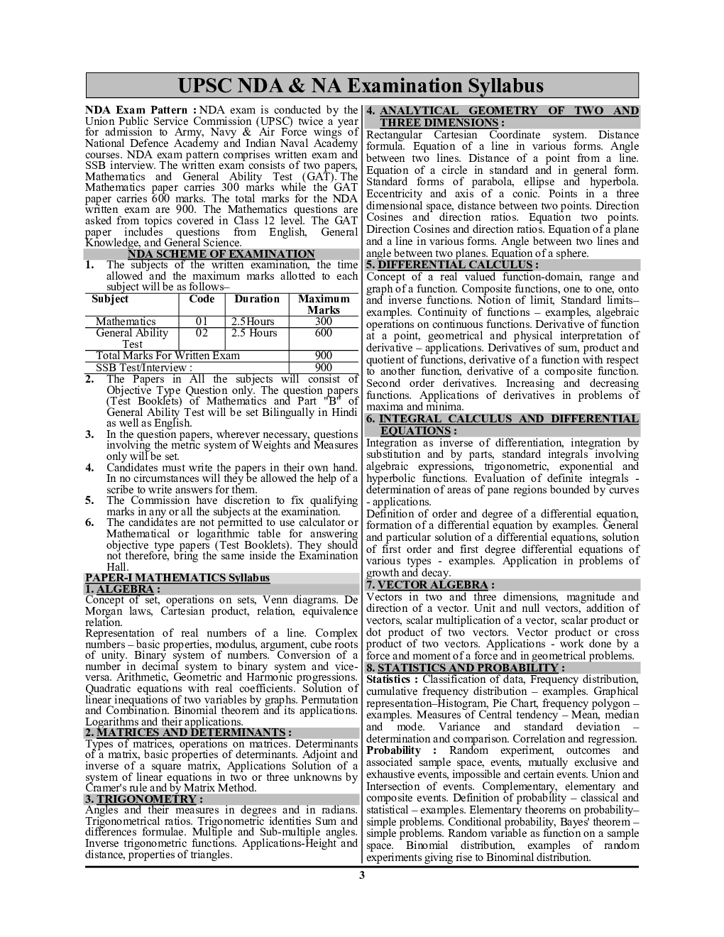 UPSC NDA-NA Mathematics Solved Papers 2023-24 - Page 4