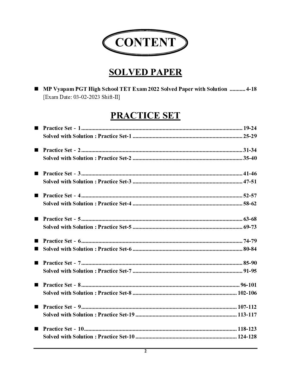 MP HS Selection Test English Solved Papers & Practice Book 2023-24 - Page 3