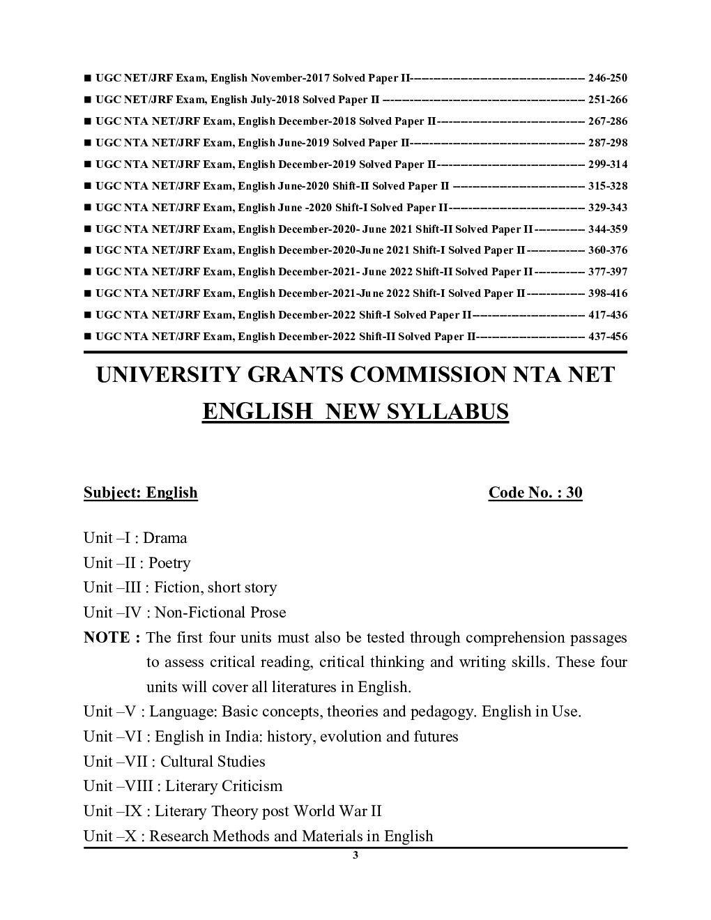 NTA/UGC-NET/JRF अंग्रेजी सॉल्व्ड पेपर्स 2023-24 - Page 4