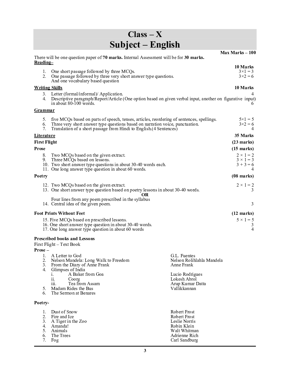 UP Board NCERT Based Class-10 अंग्रेजी अनसॉल्व्ड पेपर 2023-24 - Page 4