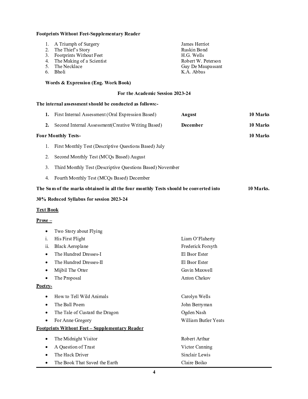 UP Board NCERT Based Class-10 अंग्रेजी अनसॉल्व्ड पेपर 2023-24 - Page 5