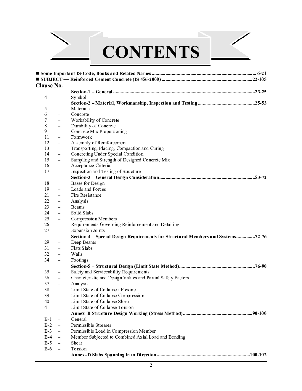 JE/AE Civil Engineering IS Code Booster Study Material 2023-24 - Page 3