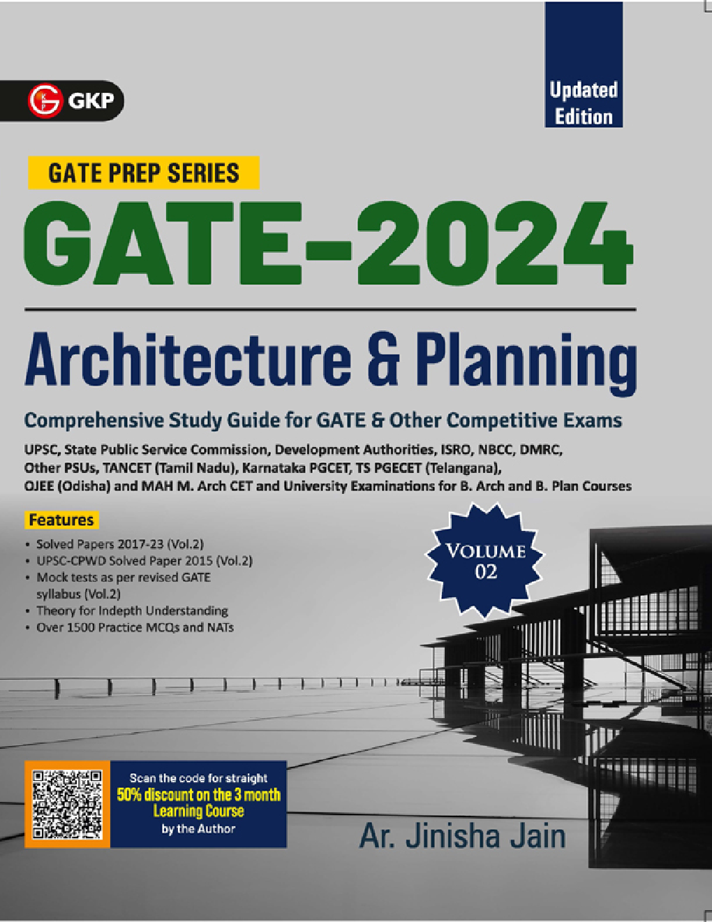 GATE 2024 Architecture & Planning Vol-2 - Guide - Page 1