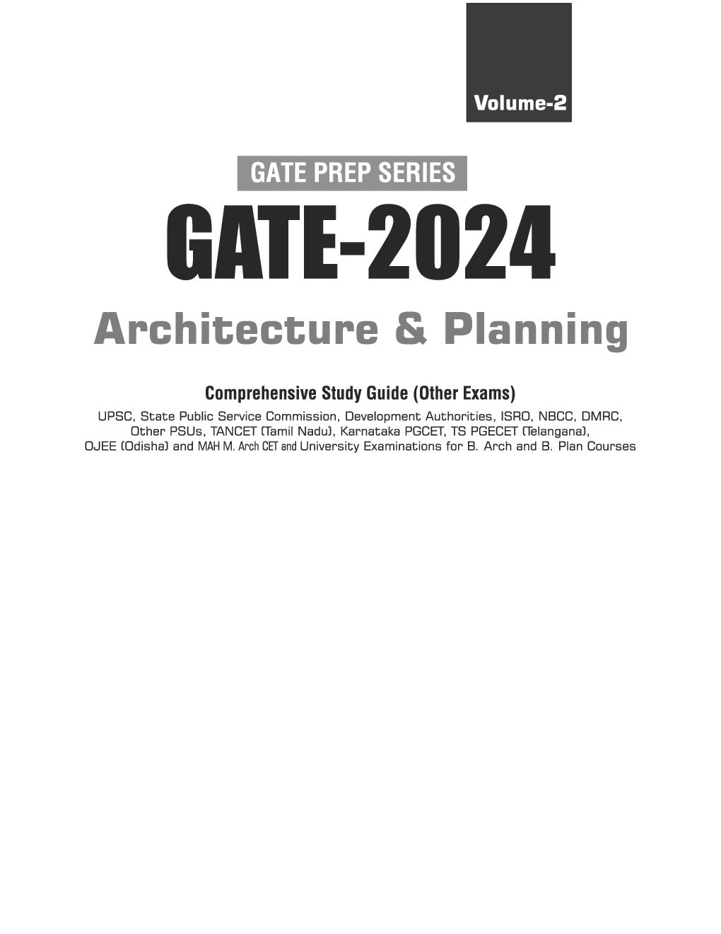 GATE 2024 Architecture & Planning Vol-2 - Guide - Page 2