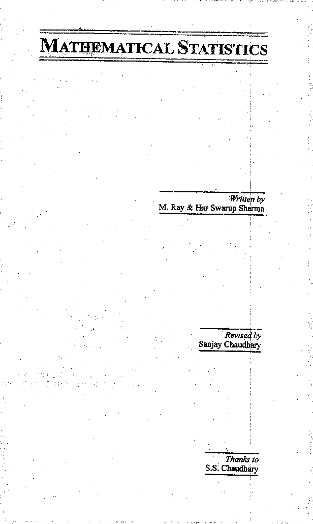 Mathematical Statistics - Page 2