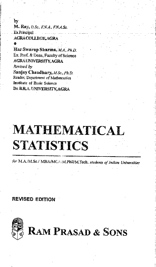 Mathematical Statistics - Page 4