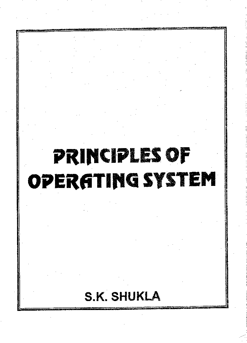 Principles Of Operating Systems - Page 2