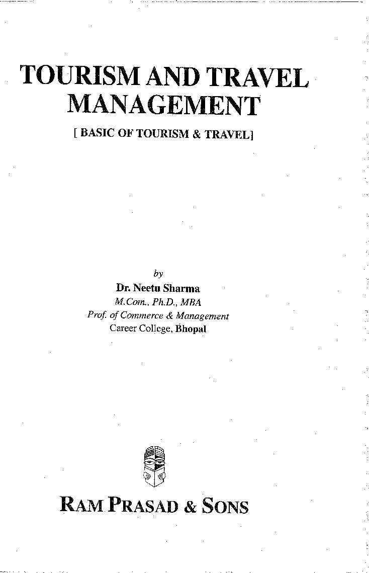 Tourism And Travel Management - Page 2