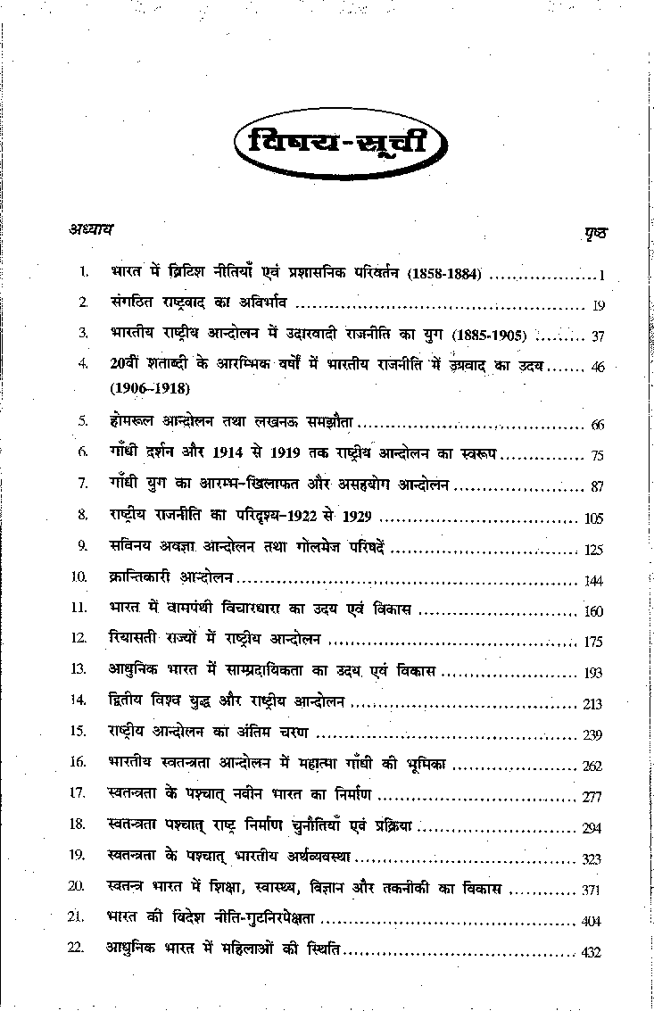 आधुनिक भारत का इतिहास (1858 के पश्चात ) - Page 5