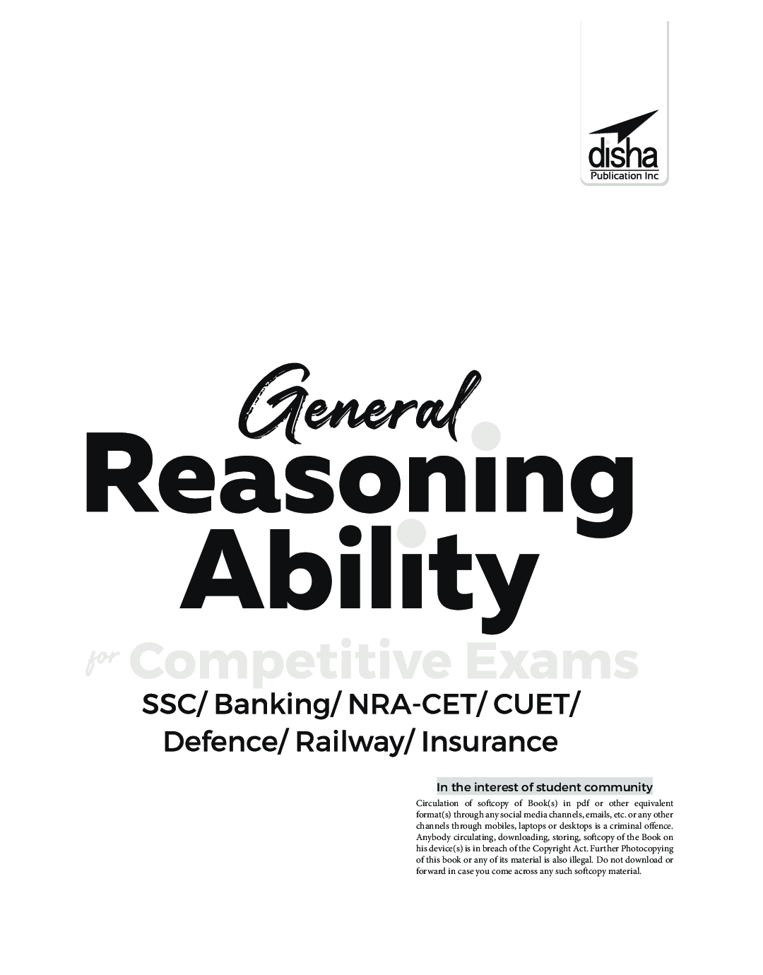 General Reasoning Ability for Competitive Exams - SSC/ Banking/ NRA CET/ CUET/ Defence/ Railway/ Insurance - Page 2