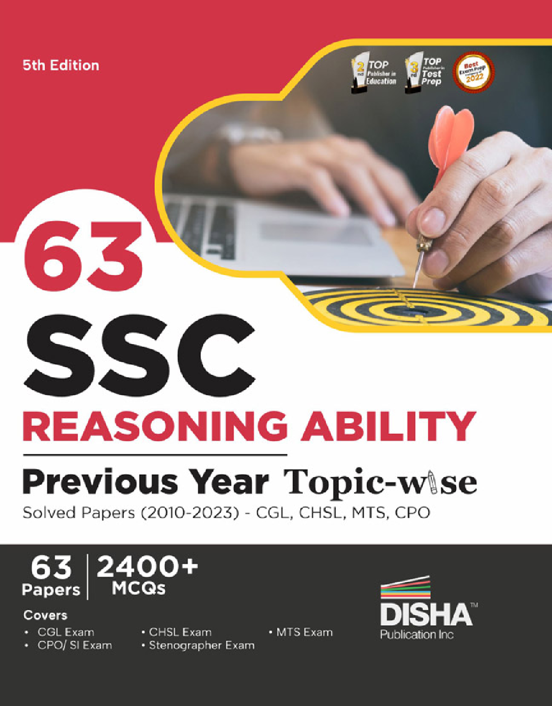 63 SSC Reasoning Ability Previous Year Topic-wise Solved Papers (2010 - 2023) - CGL, CHSL, MTS, CPO | 2400+ Gneral Intelligence PYQs - Page 1