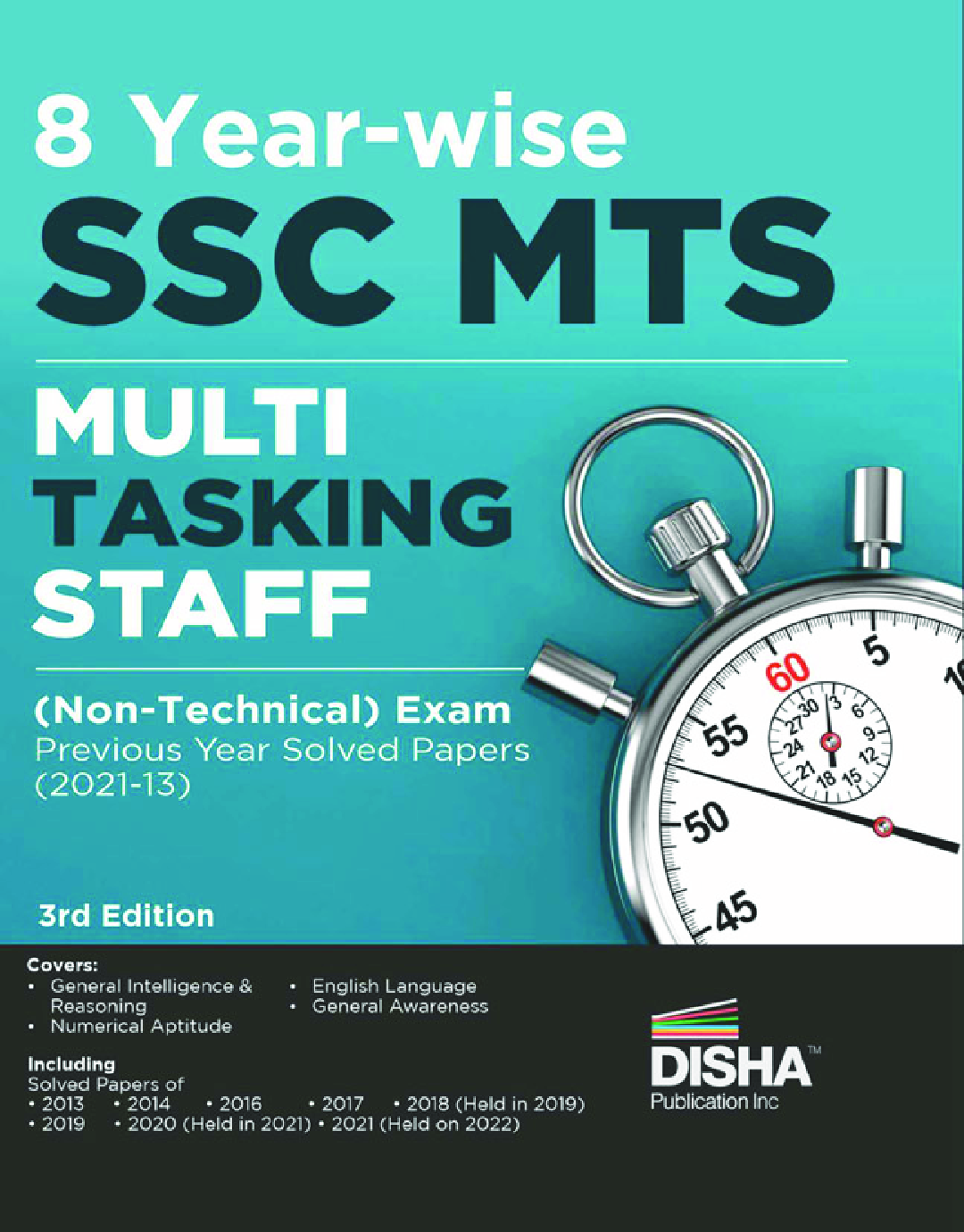 8 Year-wise SSC MTS Multi Tasking Staff (Non-Technical) Exam Previous Year Solved Papers (2013 - 22) | Staff Selection Commission | PYQ | - Page 1