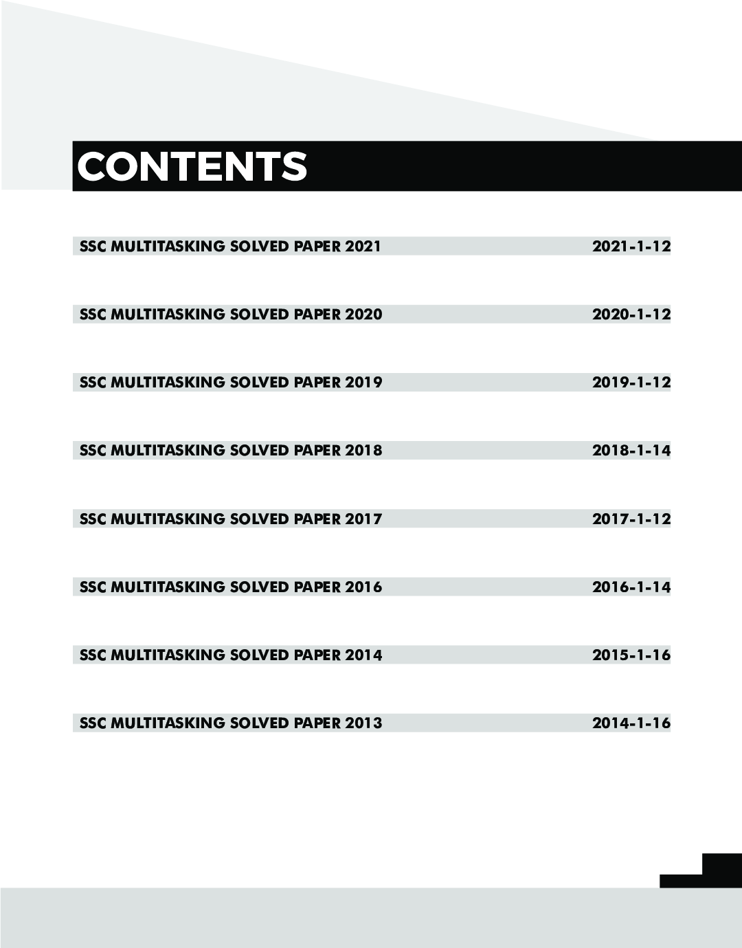 8 Year-wise SSC MTS Multi Tasking Staff (Non-Technical) Exam Previous Year Solved Papers (2013 - 22) | Staff Selection Commission | PYQ | - Page 4