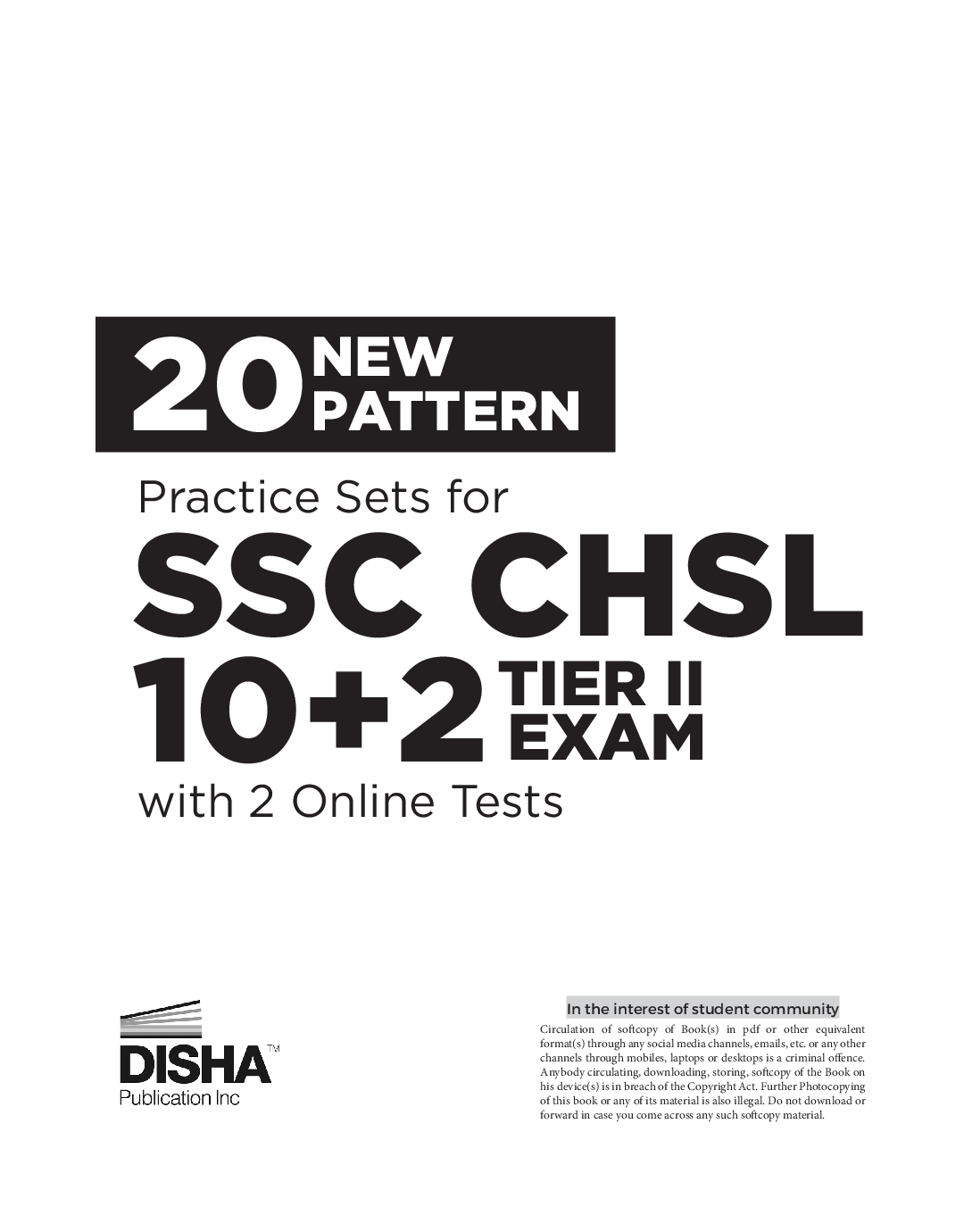 20 New Pattern Practice Sets for SSC CHSL 10+2 Tier II Exam with 2 Online Tests | 18 in Book + 2 Online | Staff Selection Commission Combined Higher Secondary Level |Mock Tests for 2023 |  - Page 2