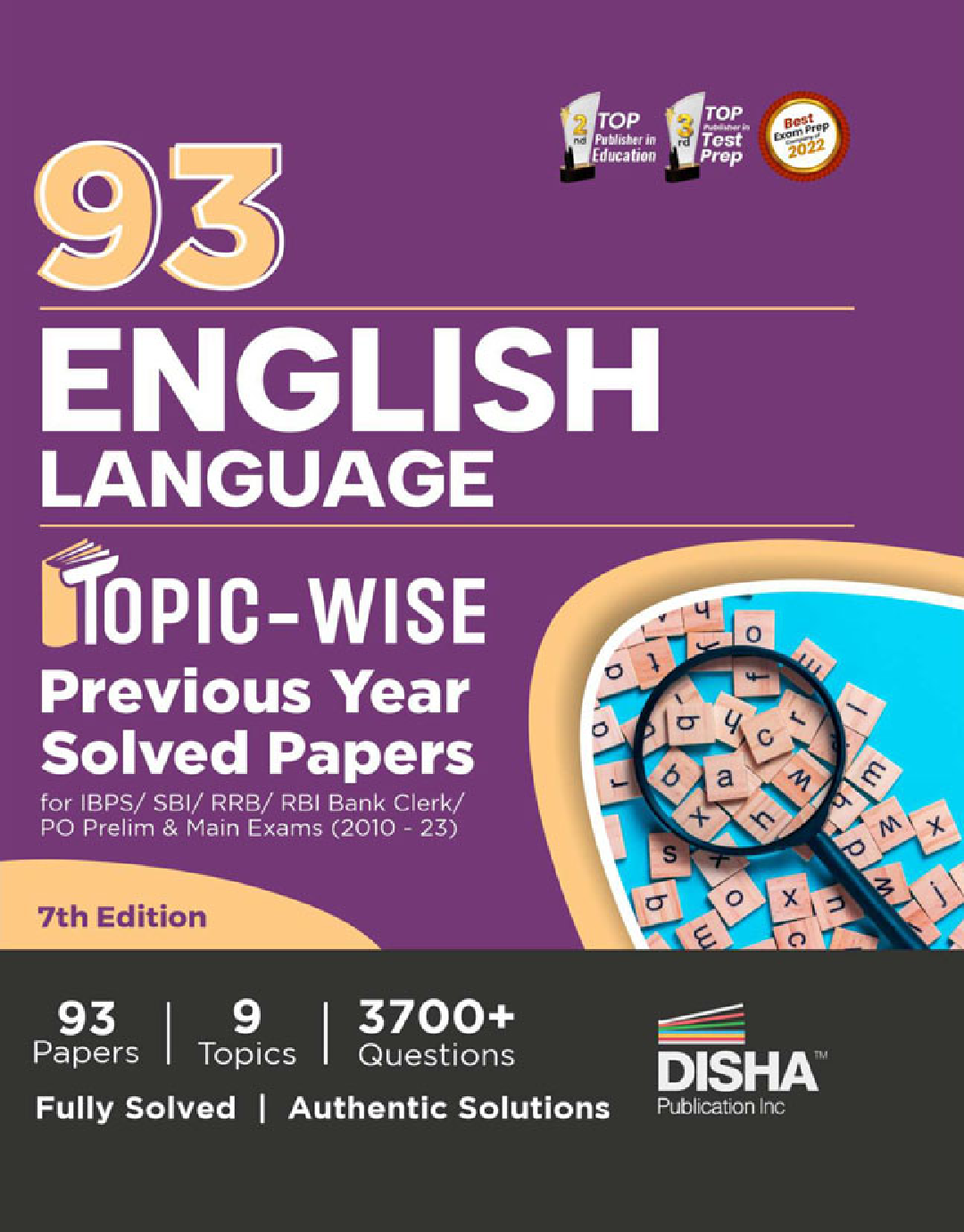 93 English Language Topic-wise Previous Year Solved Papers for IBPS/ SBI/ RRB/ RBI Bank Clerk/ PO Prelim & Main Exams (2010 - 2023) | General English PYQs for all Bank Exams| - Page 1