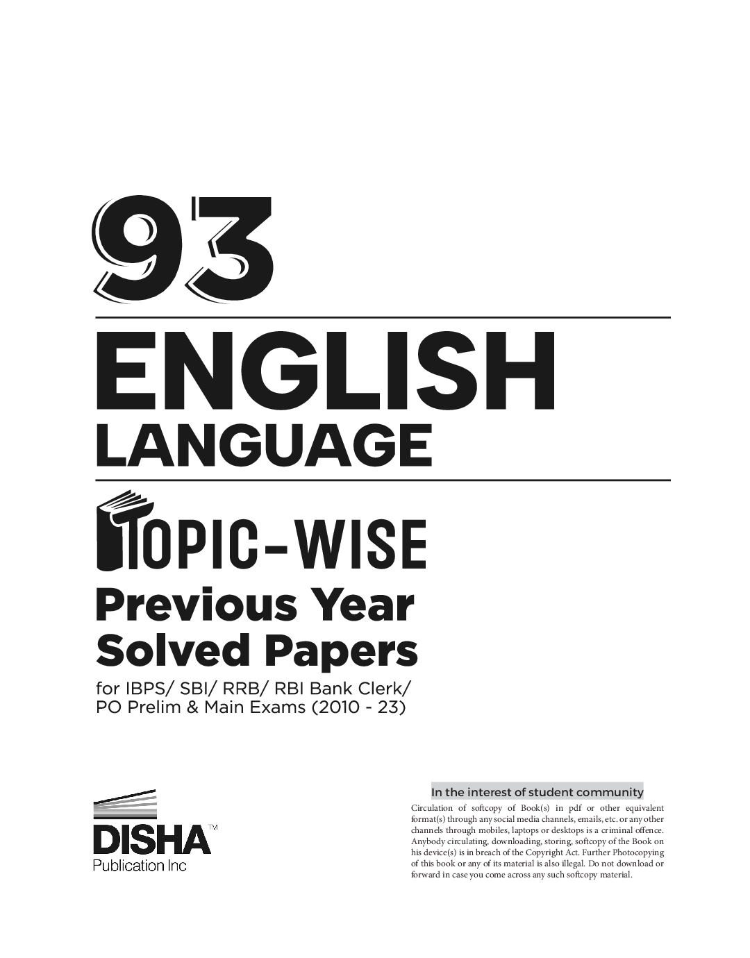 93 English Language Topic-wise Previous Year Solved Papers for IBPS/ SBI/ RRB/ RBI Bank Clerk/ PO Prelim & Main Exams (2010 - 2023) | General English PYQs for all Bank Exams| - Page 2