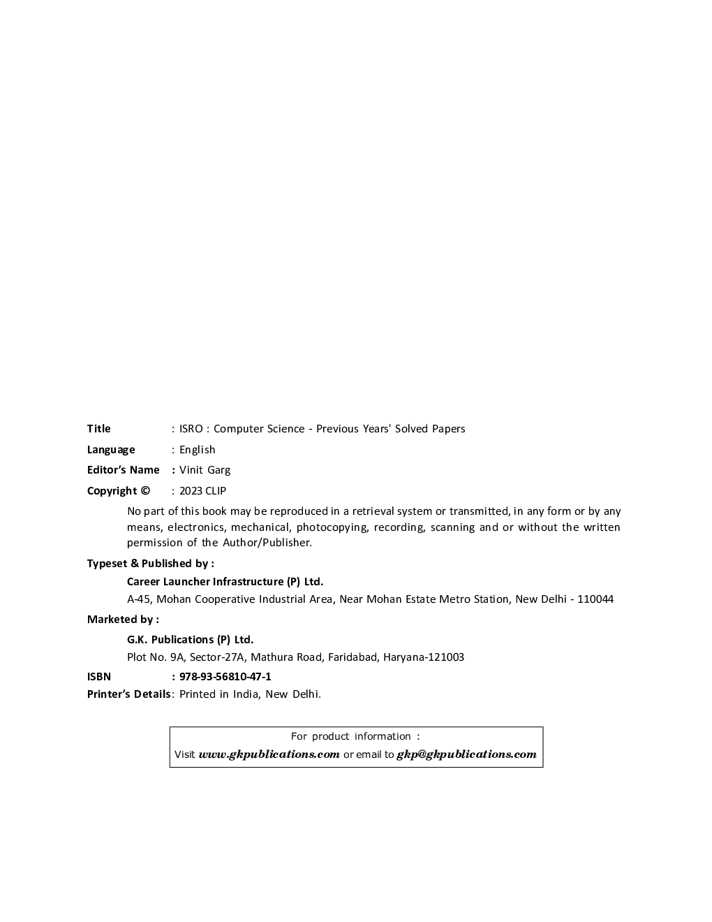 ISRO 2023 Computer Science Previous Years Solved Papers (Of Exams Held Between) 2007-2022 - Page 3