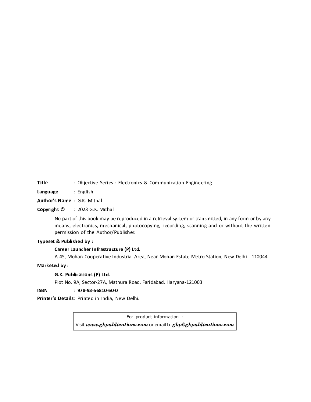 Objective Series 2024 Electronics & Communication Engineering - Page 3