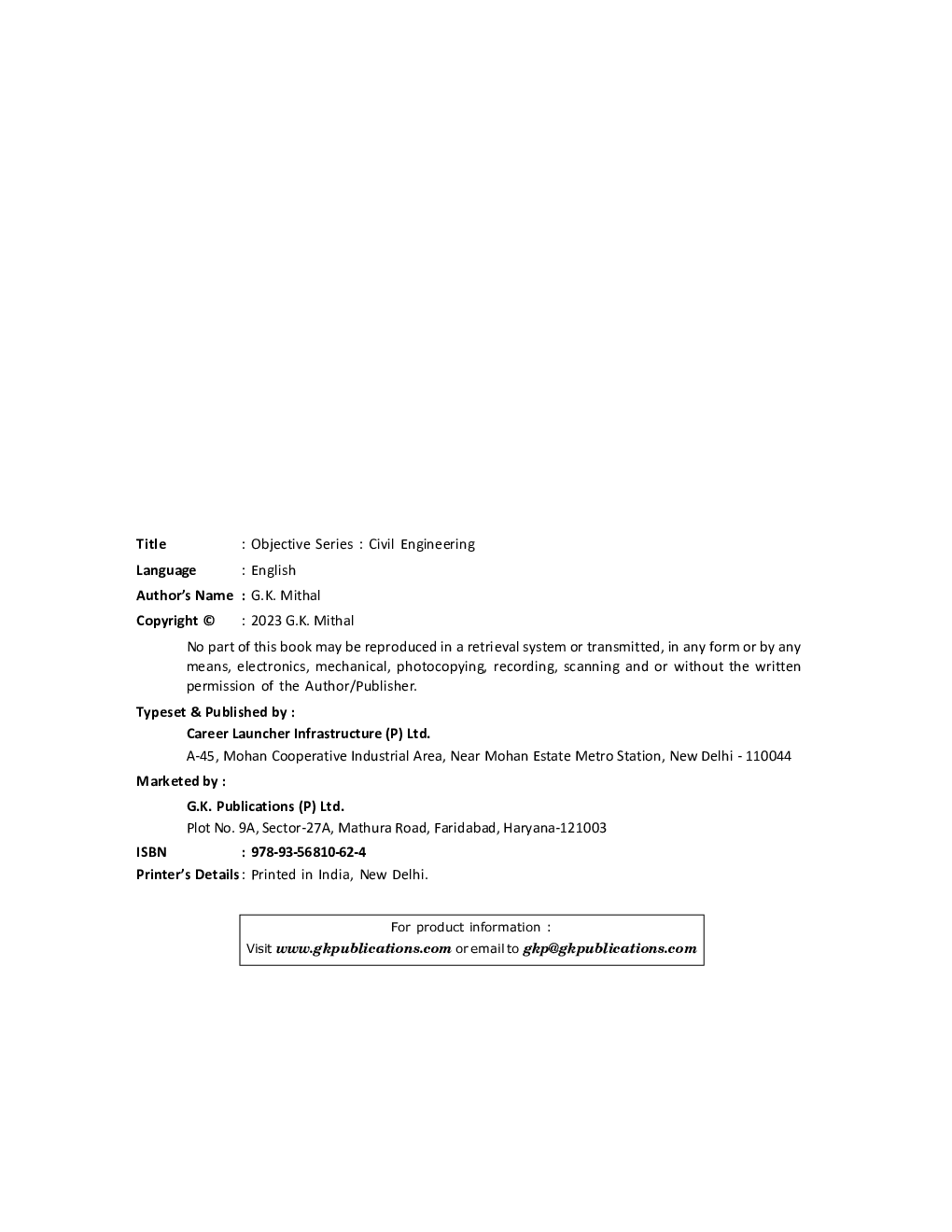 Objective Series 2024 Civil Engineering  - Page 3