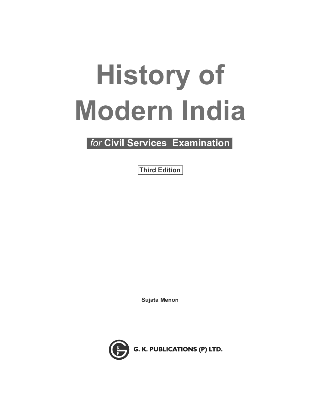 History of Modern India, 3rd Edition - Page 4