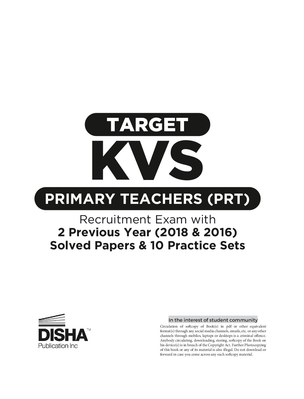 Target KVS Primary Teachers (PRT) Recruitment Exam - 2 Previous Year Solved Papers & 10 Practice Sets - Page 2