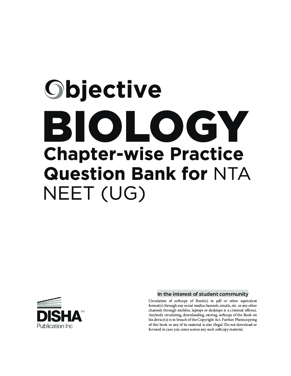 Objective Biology Chapter-wise Practice Question Bank for NTA NEET (UG) 4th Edition - Page 2