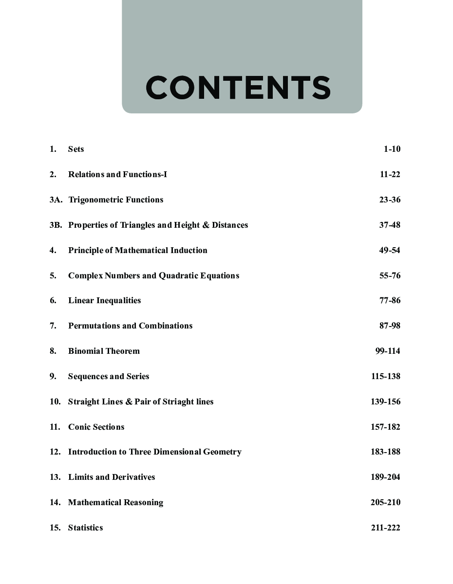 Objective Mathematics Chapter-wise Practice Question Bank for NTA JEE Main/ BITSAT 4th Edition - Page 4