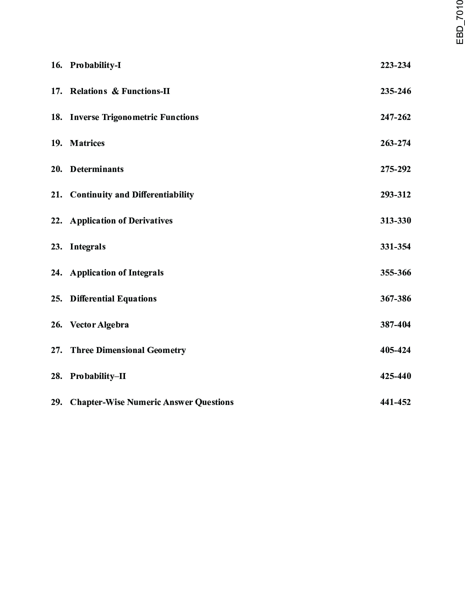 Objective Mathematics Chapter-wise Practice Question Bank for NTA JEE Main/ BITSAT 4th Edition - Page 5
