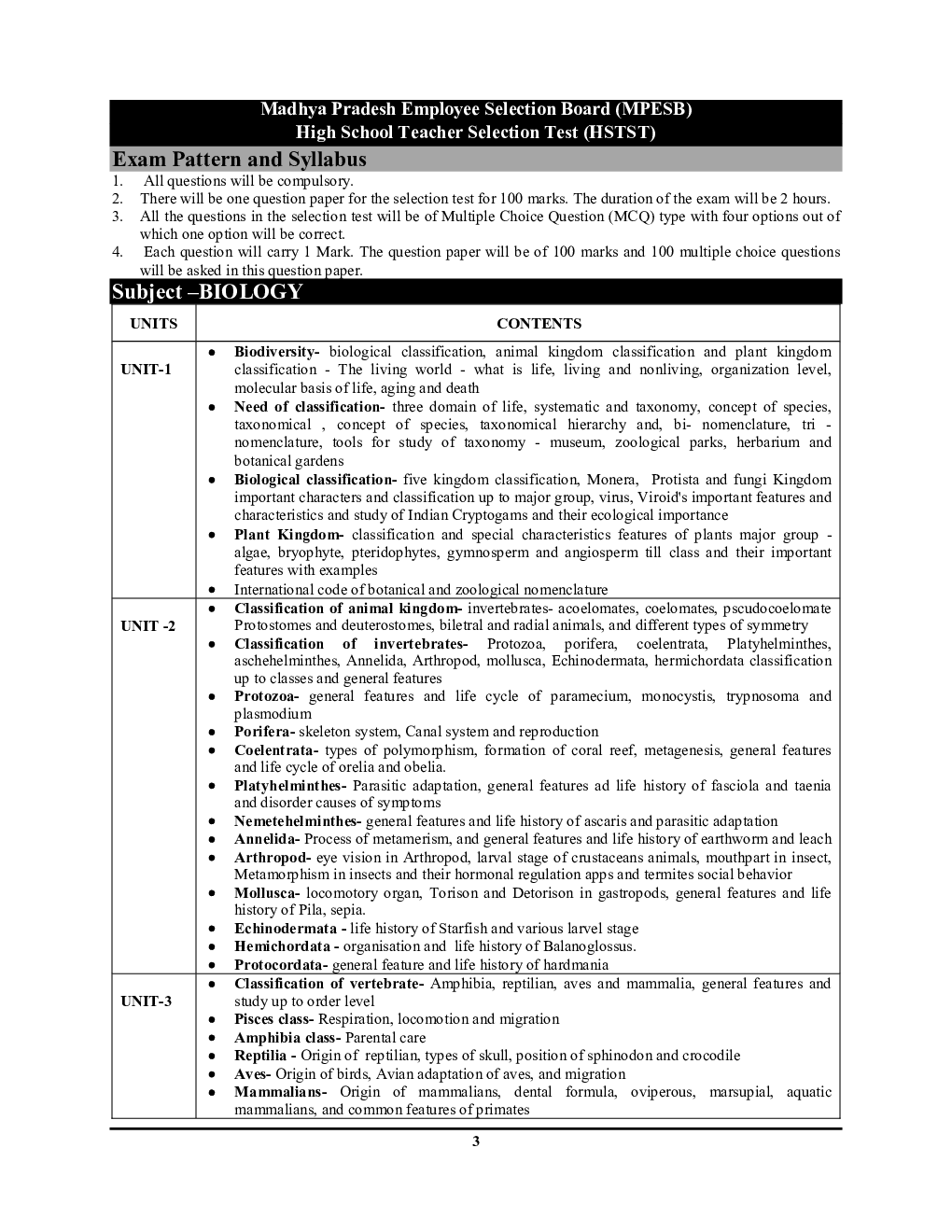 MP High School Selection Test जिव विज्ञान (Biology) सॉल्व्ड पेपर्स & प्रैक्टिस बुक वर्ग-I 2023-24 - Page 4