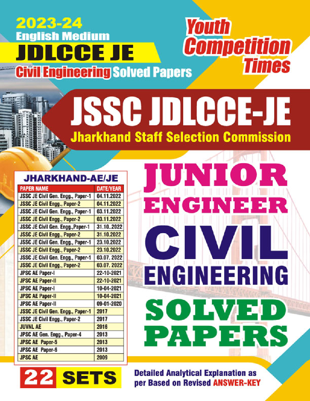 JDLCCE JE Civil Engineering Previous Year Objective Solved Papers 2023-24 - Page 1