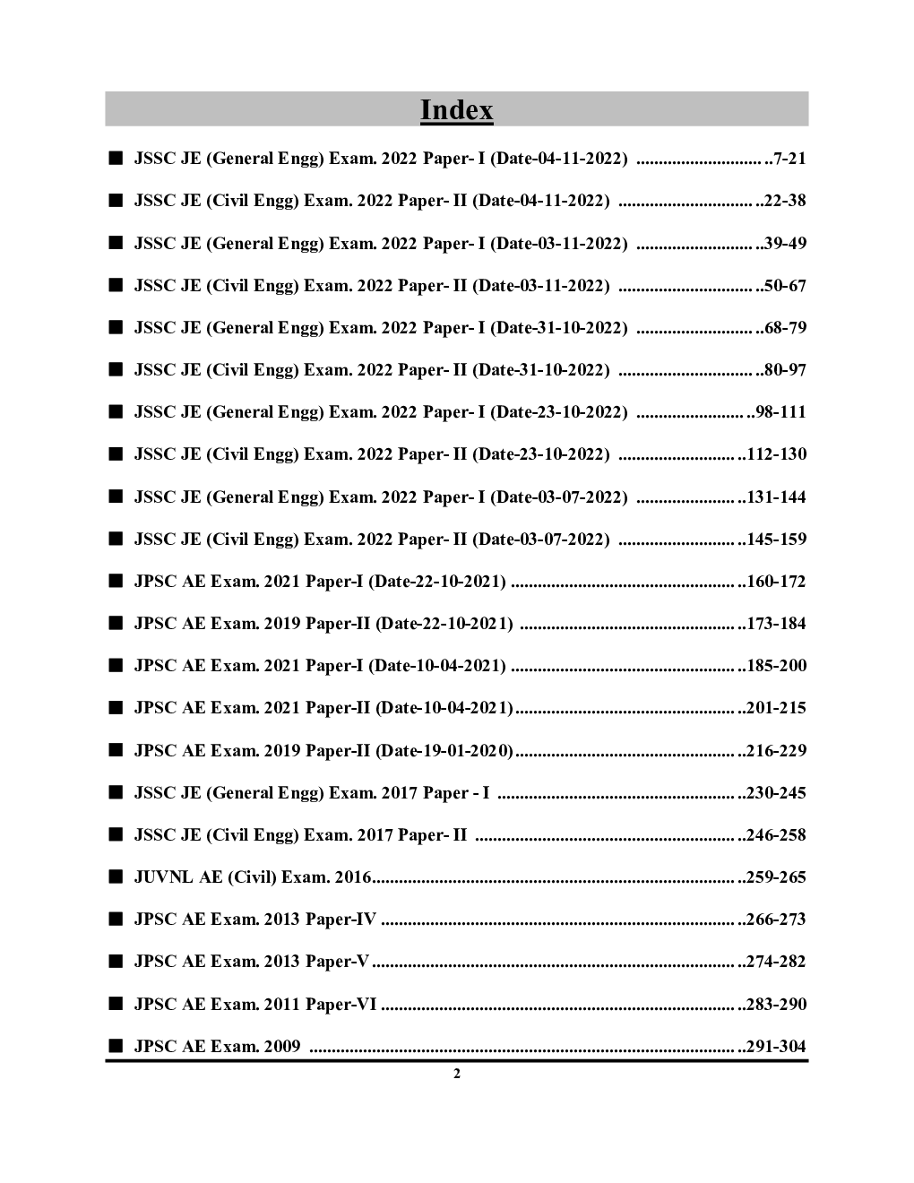 JDLCCE JE Civil Engineering Previous Year Objective Solved Papers 2023-24 - Page 3